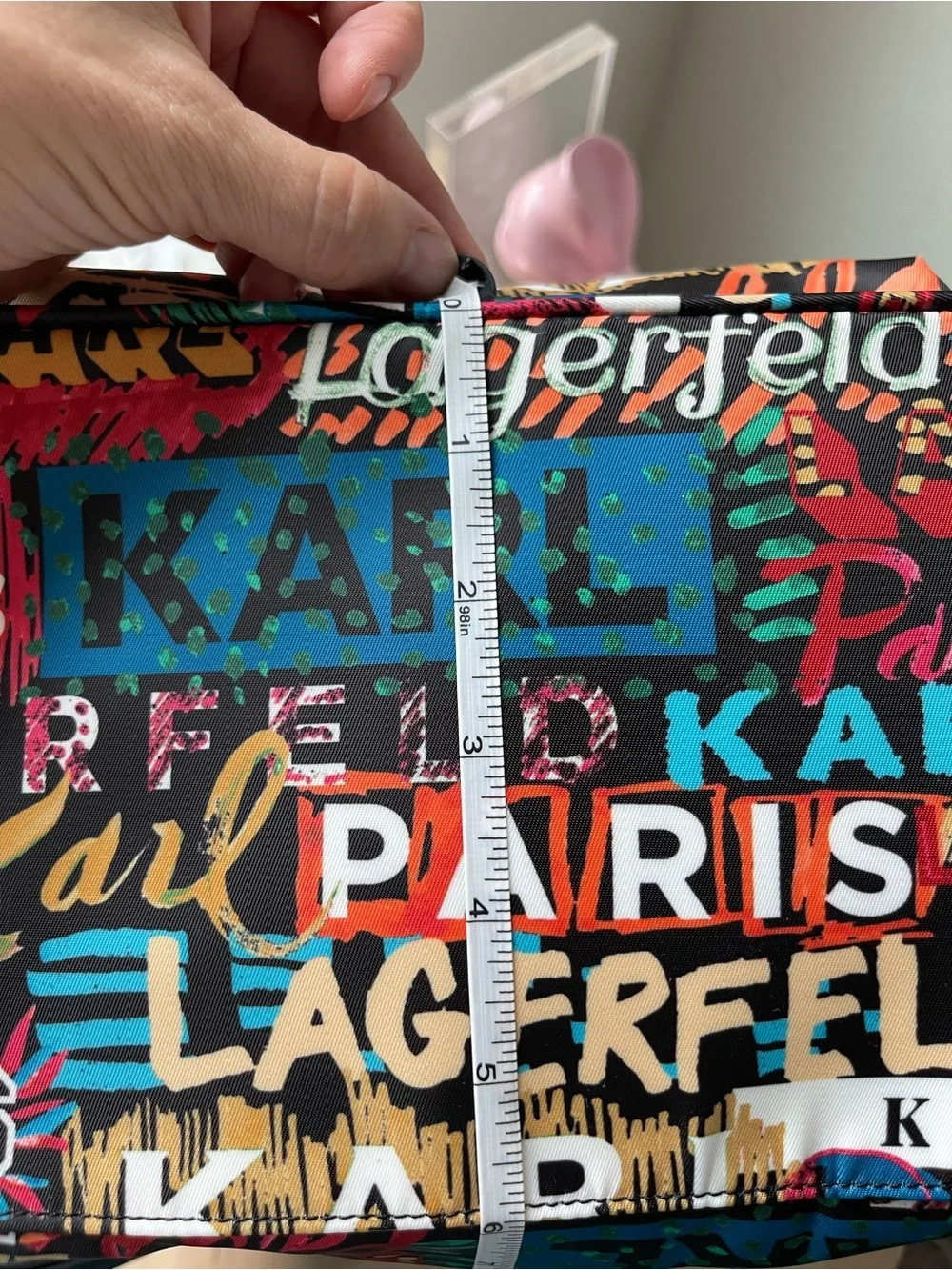Karl Lagerfeld Paris Multicolor Logo Backpack – NWT